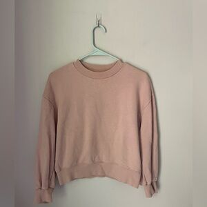 & Other Stories Pink Pullover Sweatshirt Size Small